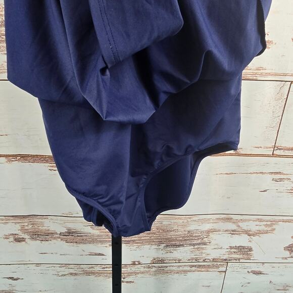 Lands' End Swim Dress Navy Size 16DD - Picture 3 of 7